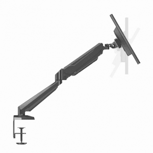 Triple Monitor Arm Features Supports three monitors up to 27" in size when measured diagonally