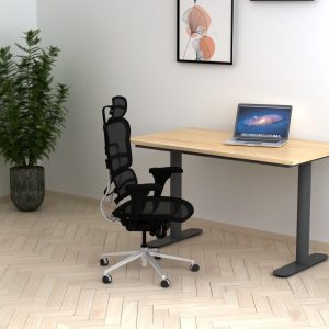 Dostal desk A functional desk with simple design for your comfort either at home or at office, its oval shaped leg provides high stability and unique look.