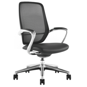 Atheer Medium back chair Black