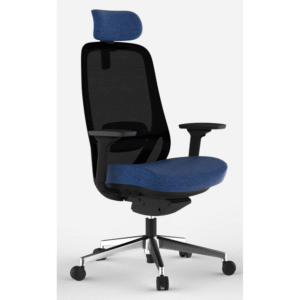 Diyaa High back chair Blue