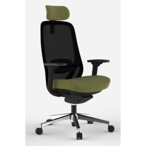 Diyaa High back chair Green
