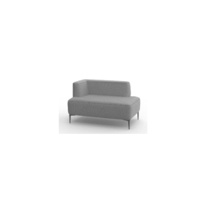 Left Phone Booth Sofa Grey