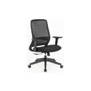Lujain Medium back chair Black