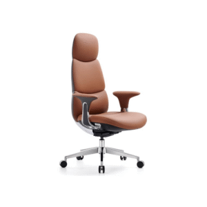 Minbar High back chair Brown