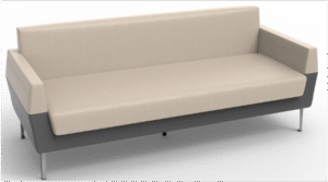 Ufuq 3 Seater Sofa White