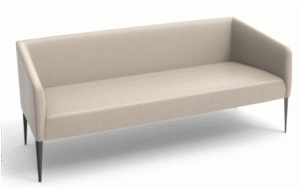 Taj 3 Seater Sofa White