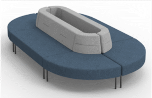 Modular Sofa Set Standalone Circle long F1