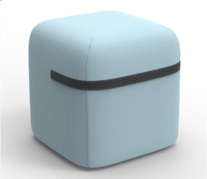 Pouf sky blue f1