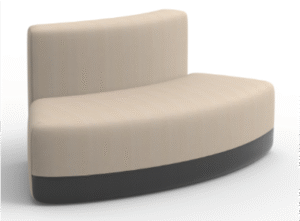 Curve Bench White