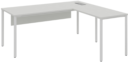 Agile L shaped Manager Table Wide - الصورة 4
