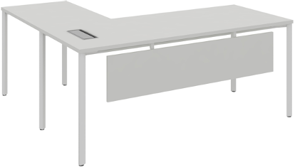 Agile L shaped Manager Table Wide - الصورة 5